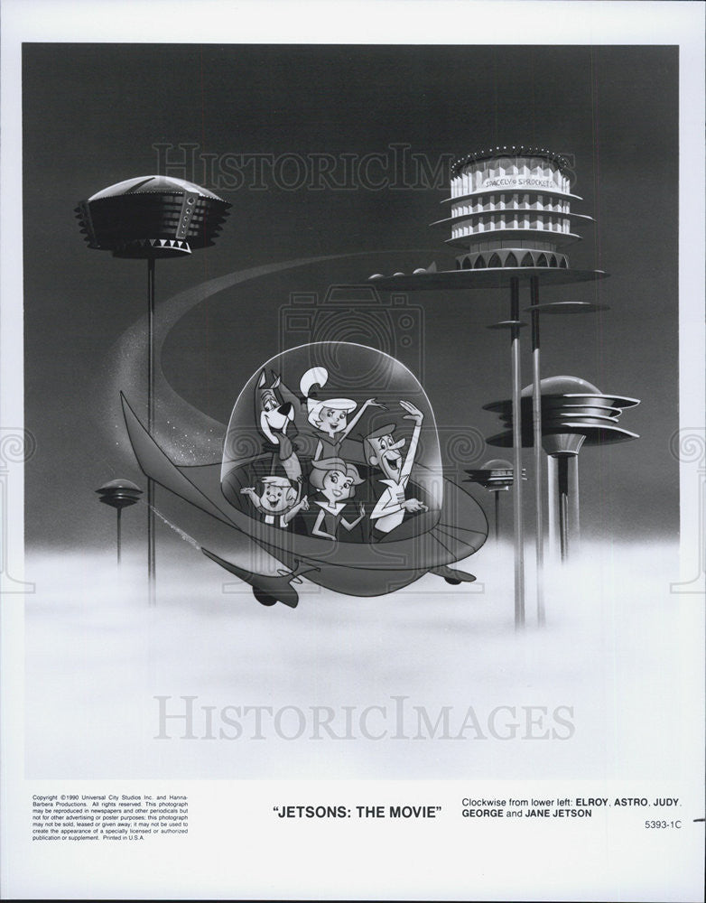 1990 Press Photo &quot;Jetsons: The Movie&quot; - Historic Images