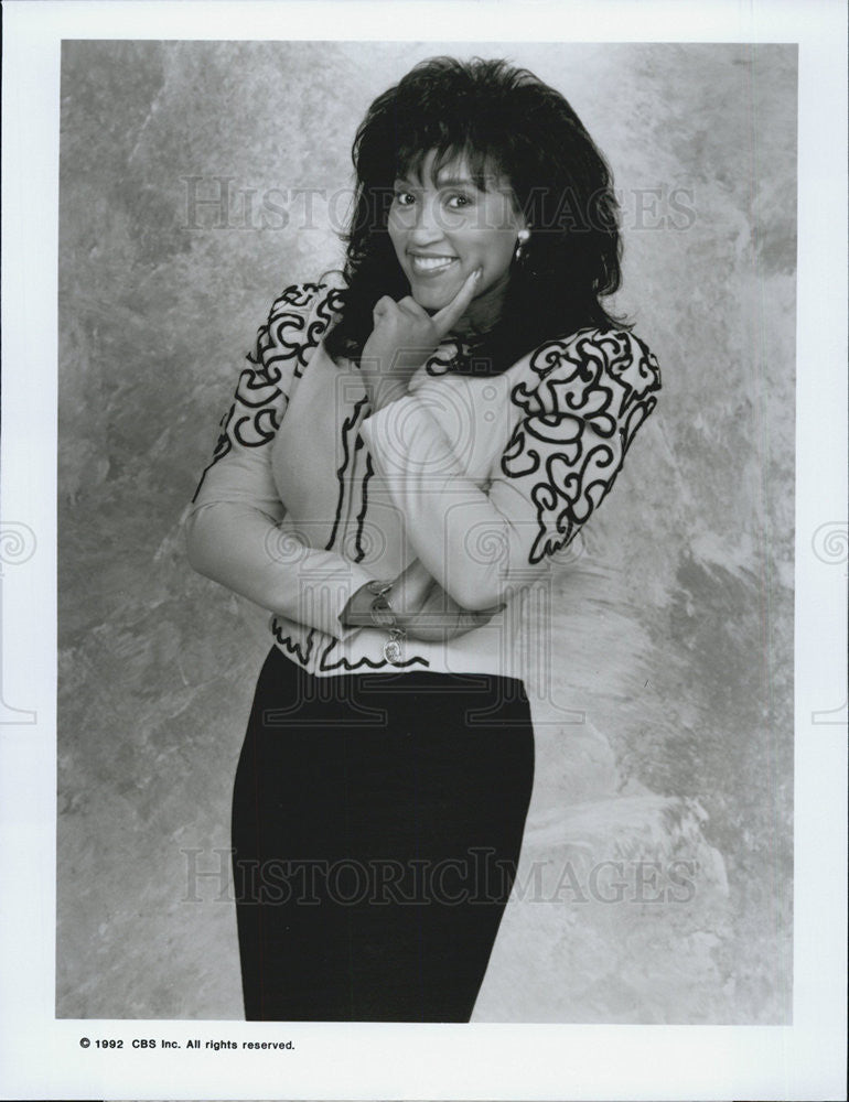 1992 Press Photo Emmy Award Winning Actress Jackee Stars In &quot;The Royal Family&quot; - Historic Images