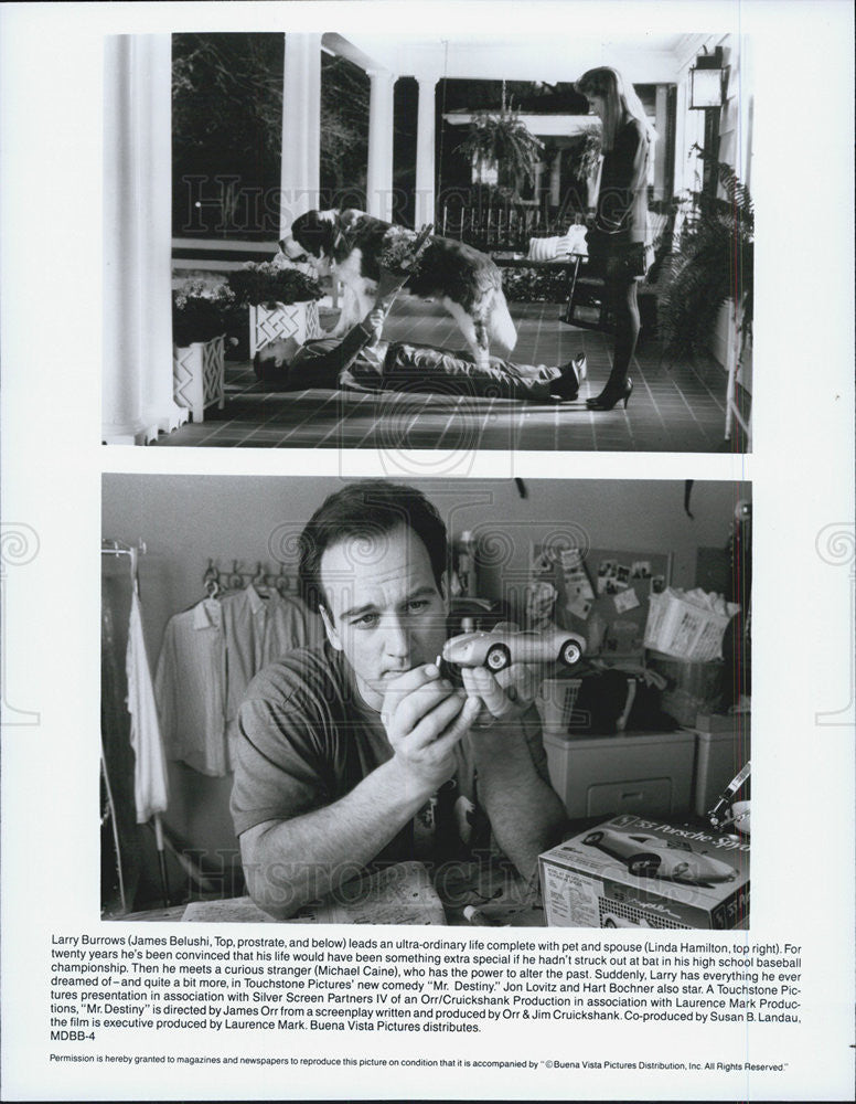 Press Photo &quot;Mr. Comedy&quot; James Belushi, Linda Hamilton - Historic Images