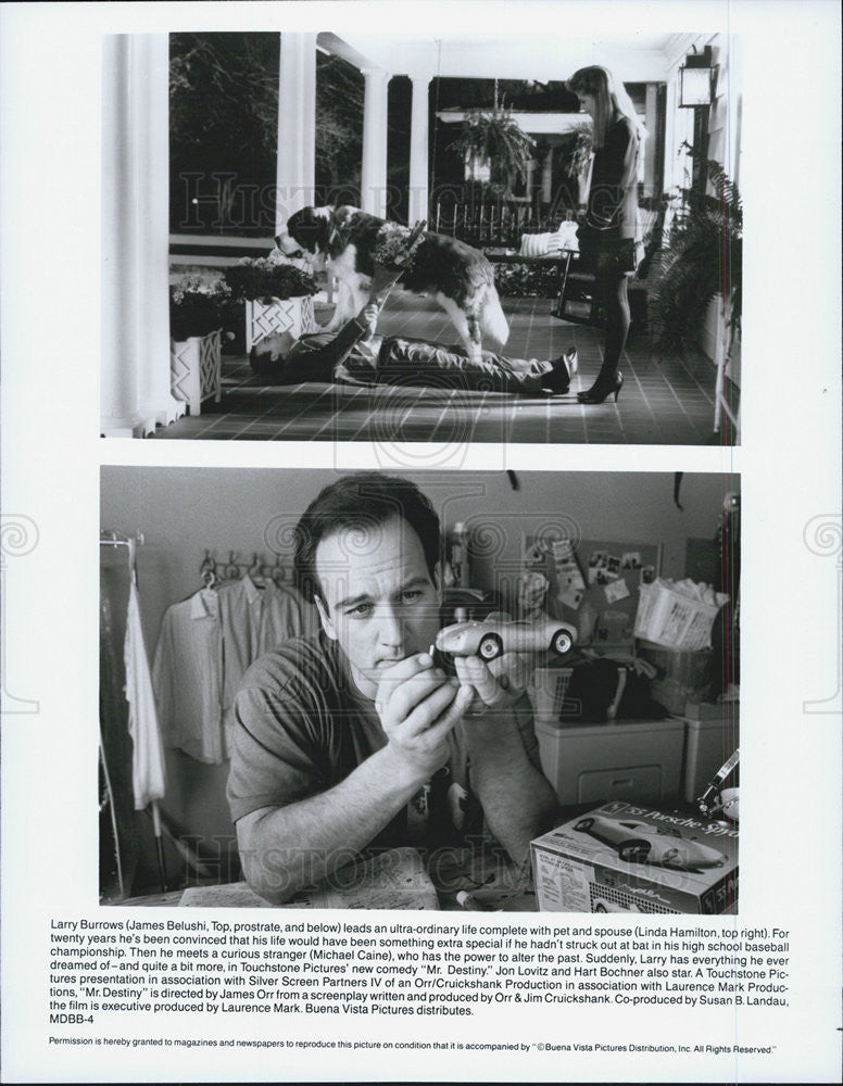 Press Photo "Mr. Comedy" James Belushi, Linda Hamilton - Historic Images