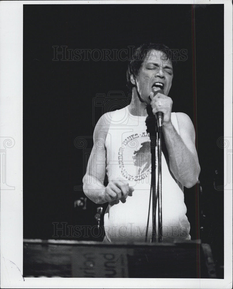 1978 Press Photo Singer Mitch Ryder - Historic Images