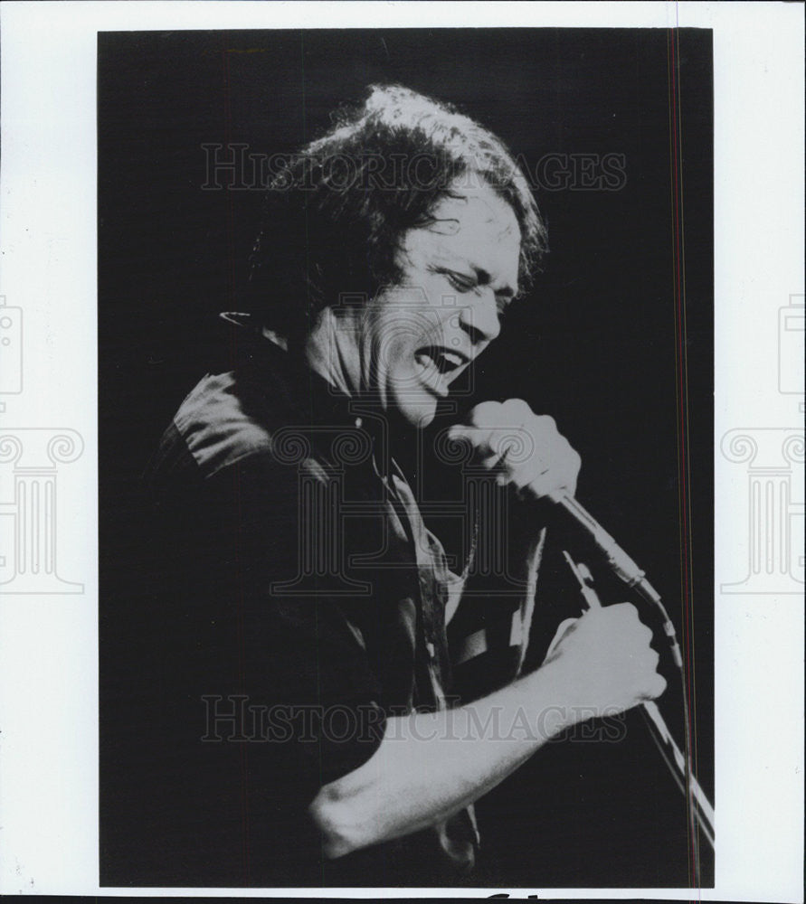 1987 Press Photo Singer Musician Mitch Ryder - Historic Images