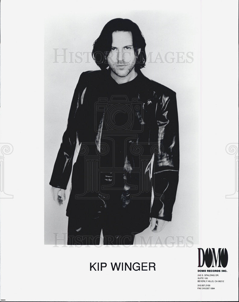 Press Photo Kip Winger - Historic Images