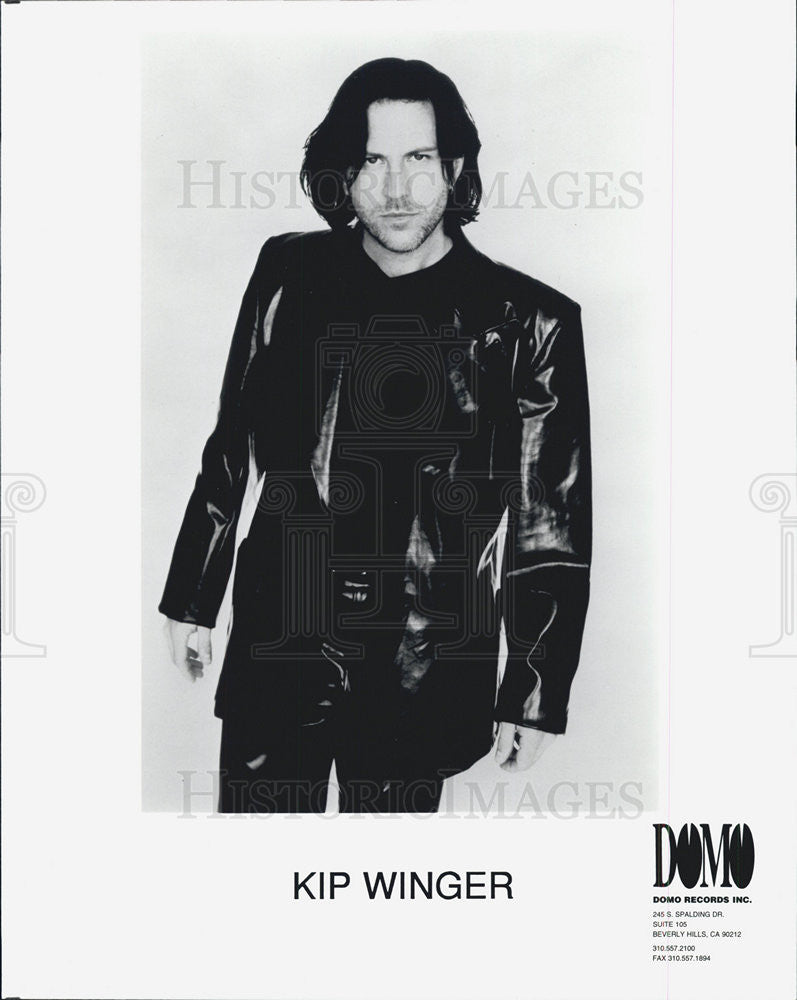 Press Photo Kip Winger - Historic Images