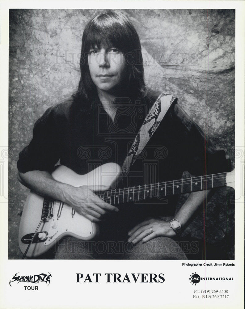 Press Photo Pat Travers - Historic Images