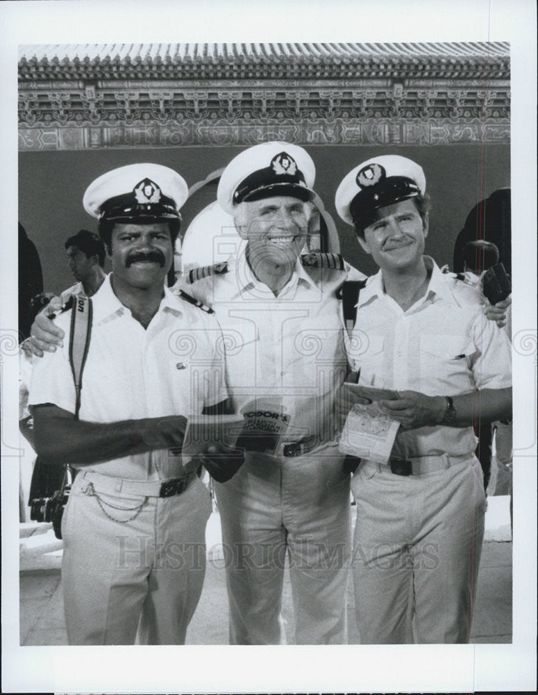 Press Photo Three captains of the Love Boat - Historic Images