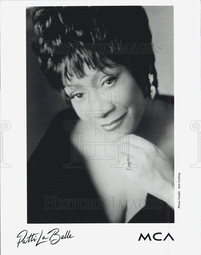 Press Photo American Singer, Author And Actress Patti LaBelle - Historic Images