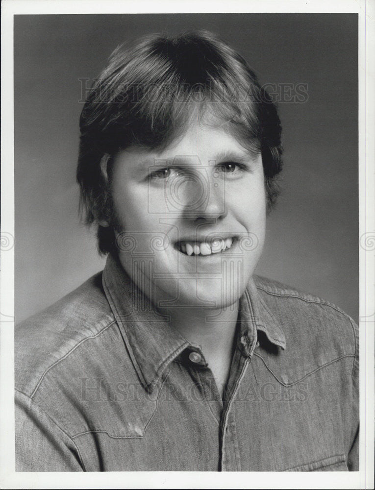 Press Photo Actor Gary Busey In ABC Television Show The Texas Wheelers - Historic Images