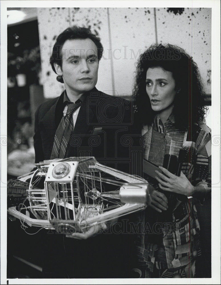 1987 Press Photo Adam Ant and Victoria Catlin star in Such Interesting Neighbors - Historic Images