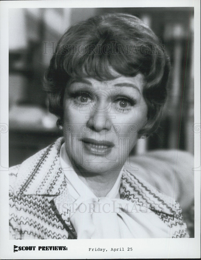 1975 Press Photo Eve Arden - Historic Images