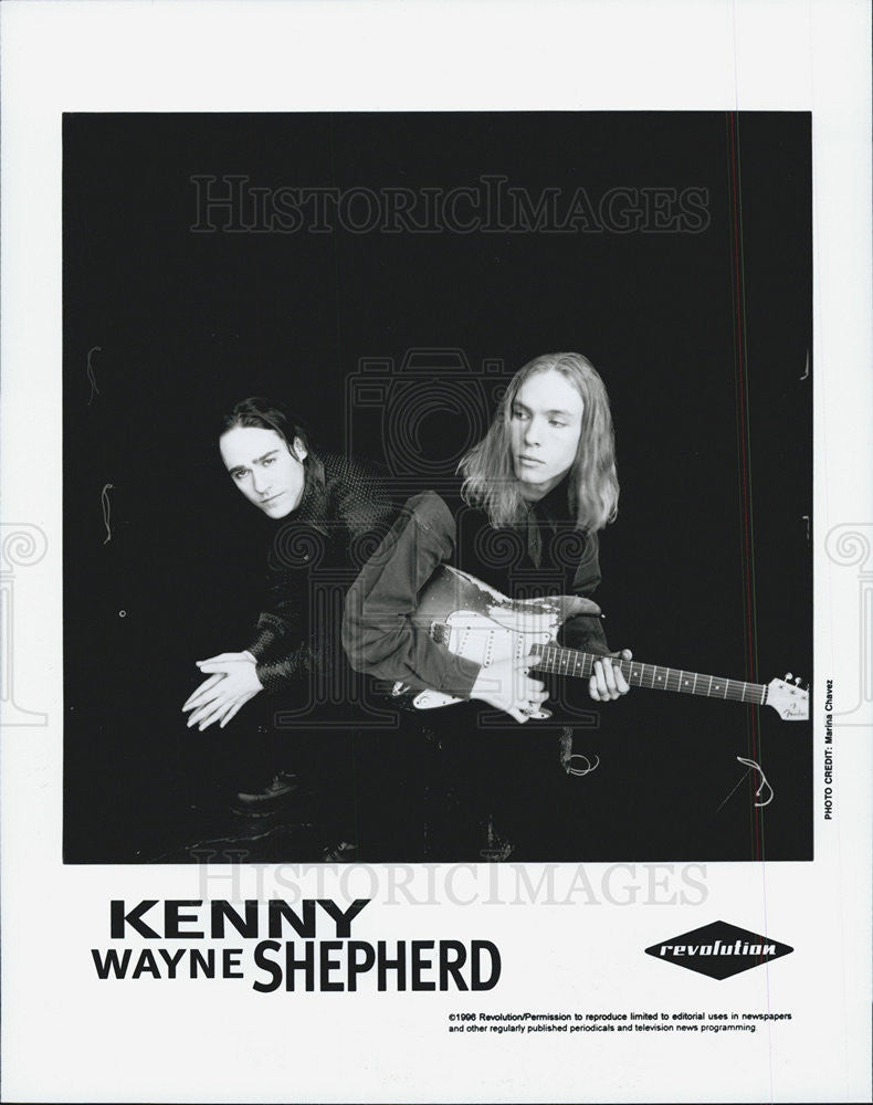 Press Photo of Kenny Wayne Shepherd, american guitarist, singer and songwriter. - Historic Images