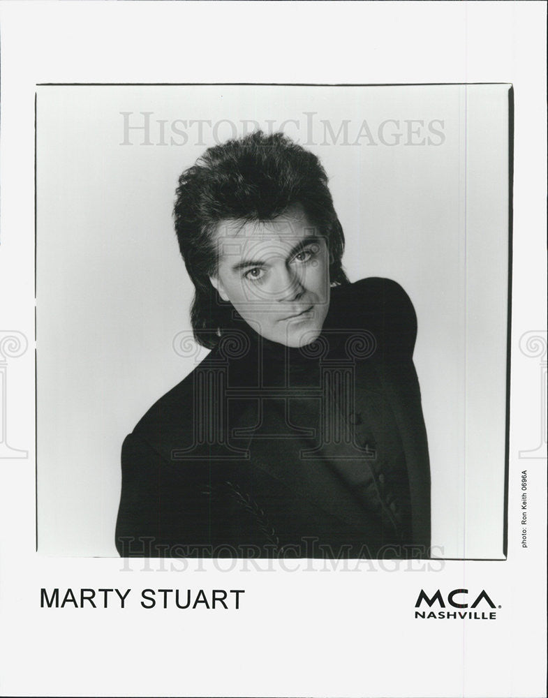 Press Photo Marty Stuart Country Music Singer Songwriter Guitarist - Historic Images