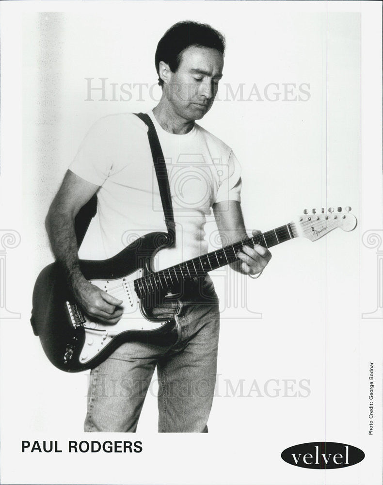 Press Photo is Paul Rodges, English rock singer-songwrite - Historic Images