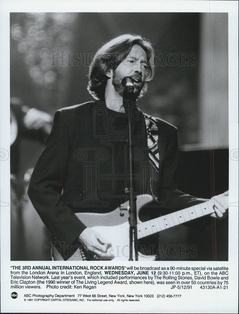 1991 Press Photo The 3rd Annual International Rock Awards - Historic Images