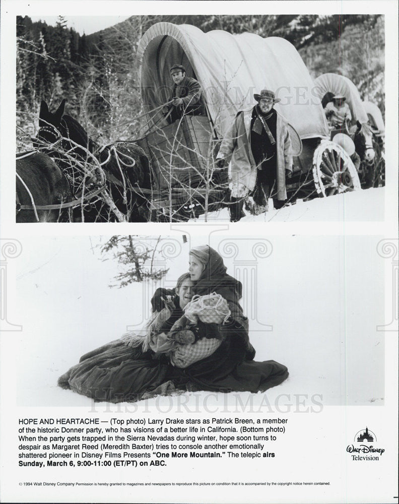Press Photo Scene in &quot;One More Mountain&quot;Walt Disnet Film. - Historic Images