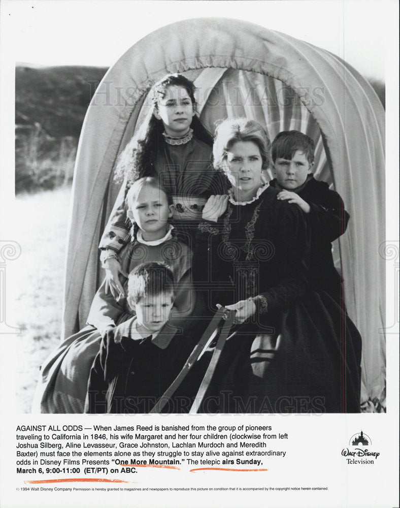 1994 Press Photo Actor Joshua Silberg, Aline Levasseur, Grace Johnston - Historic Images