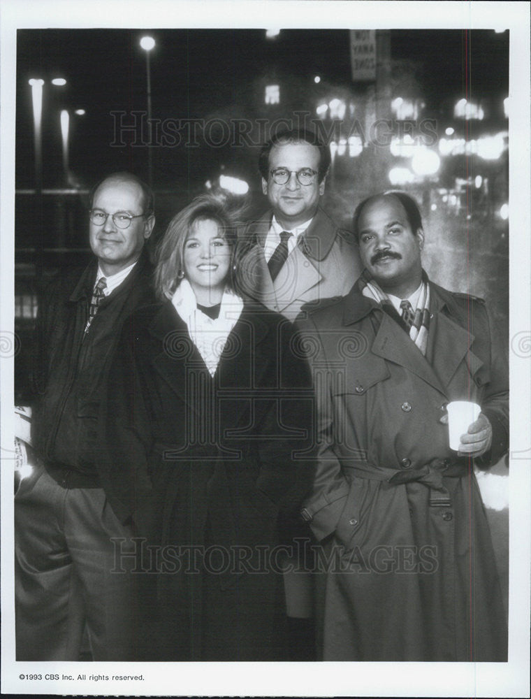 1993 Press Photo Mark McEwan Richard Schlesinger Paula Zahn Harry Smith - Historic Images