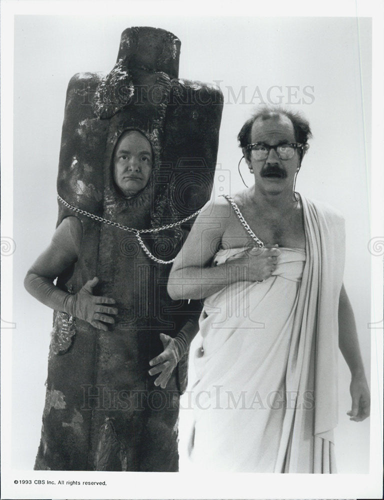 1993 Press Photo Michael Jeter &amp; Charlie Dell in &quot;Evening Shade&quot; - Historic Images