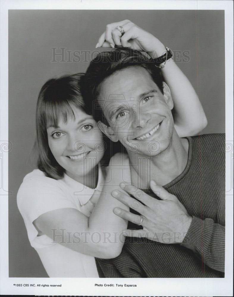 1993 Press Photo Pamela Reed * Peter Scolari in &quot;Family Album&quot; - Historic Images