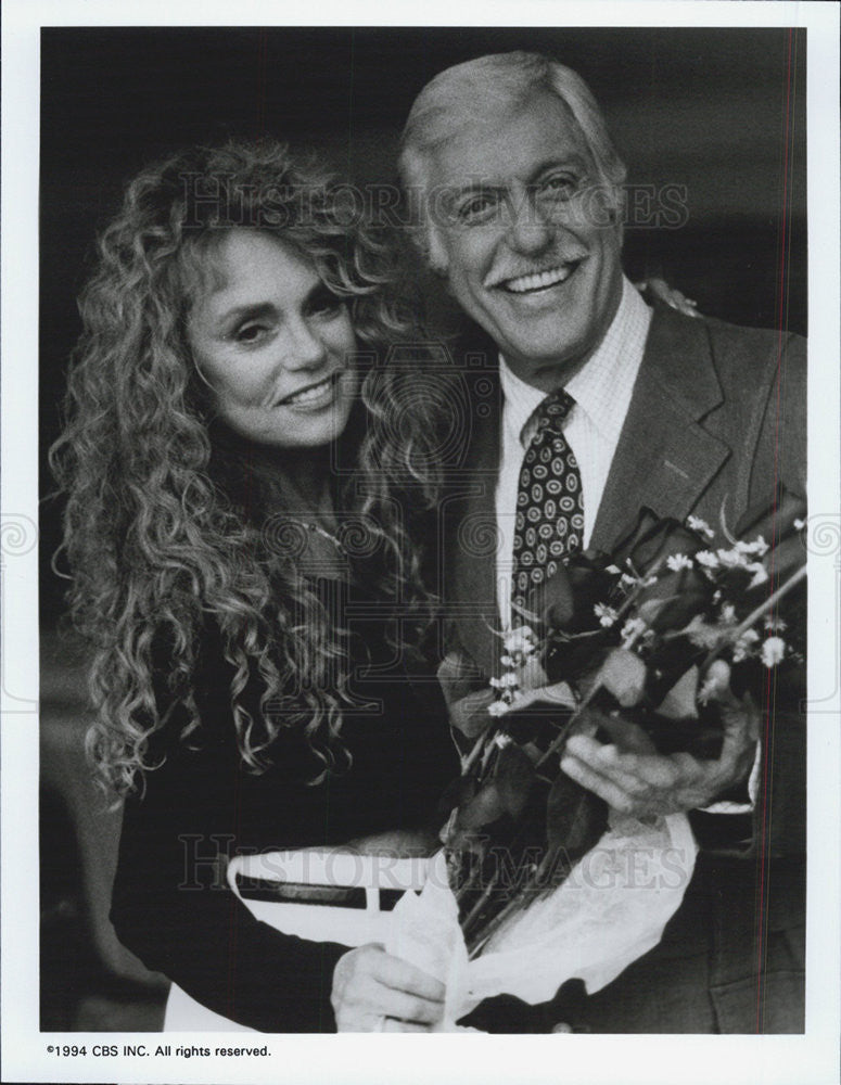 1994 Press Photo Dyan Cannon Dick Van Dyke Actors Diagnosis Murder ...