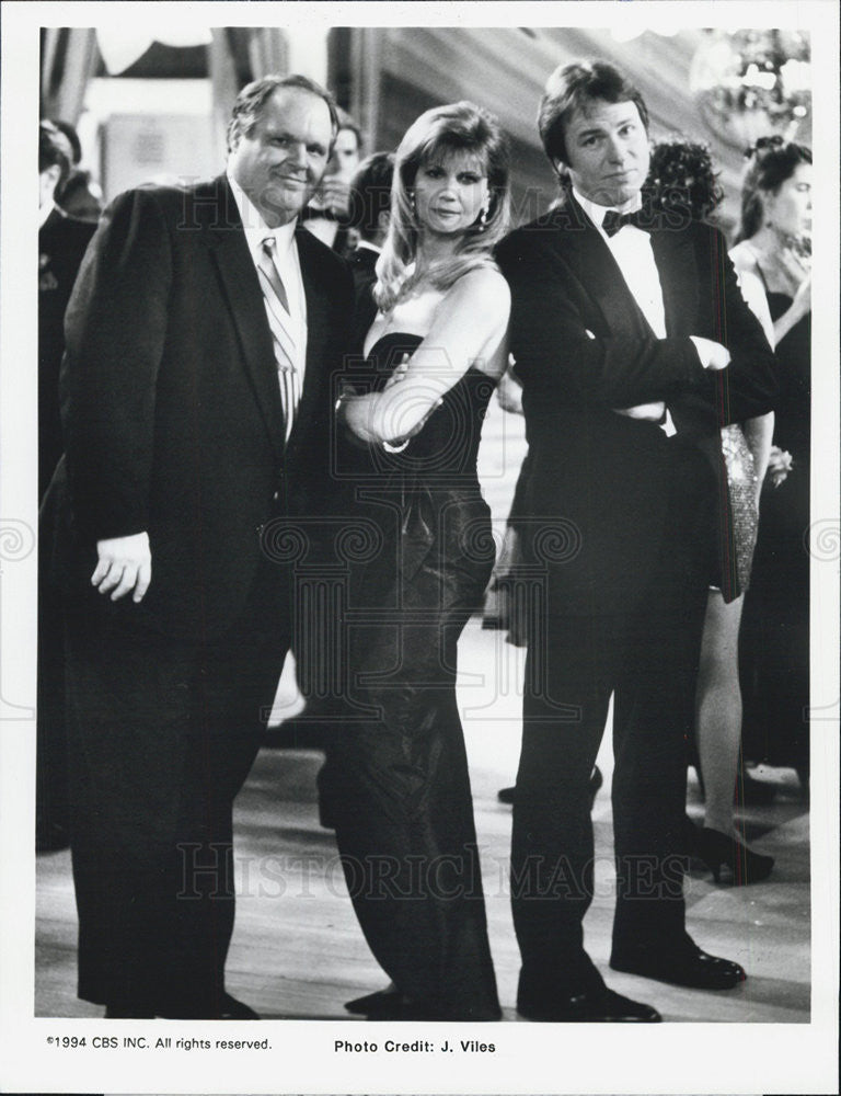 1994 Press Photo Hearts Afire Rush Limbaugh Markie Post Jon Ritter - Historic Images