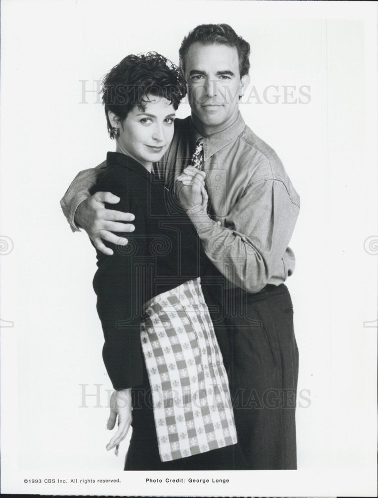 1993 Press Photo Annie Potts Jay Thomas Love &amp; War - Historic Images