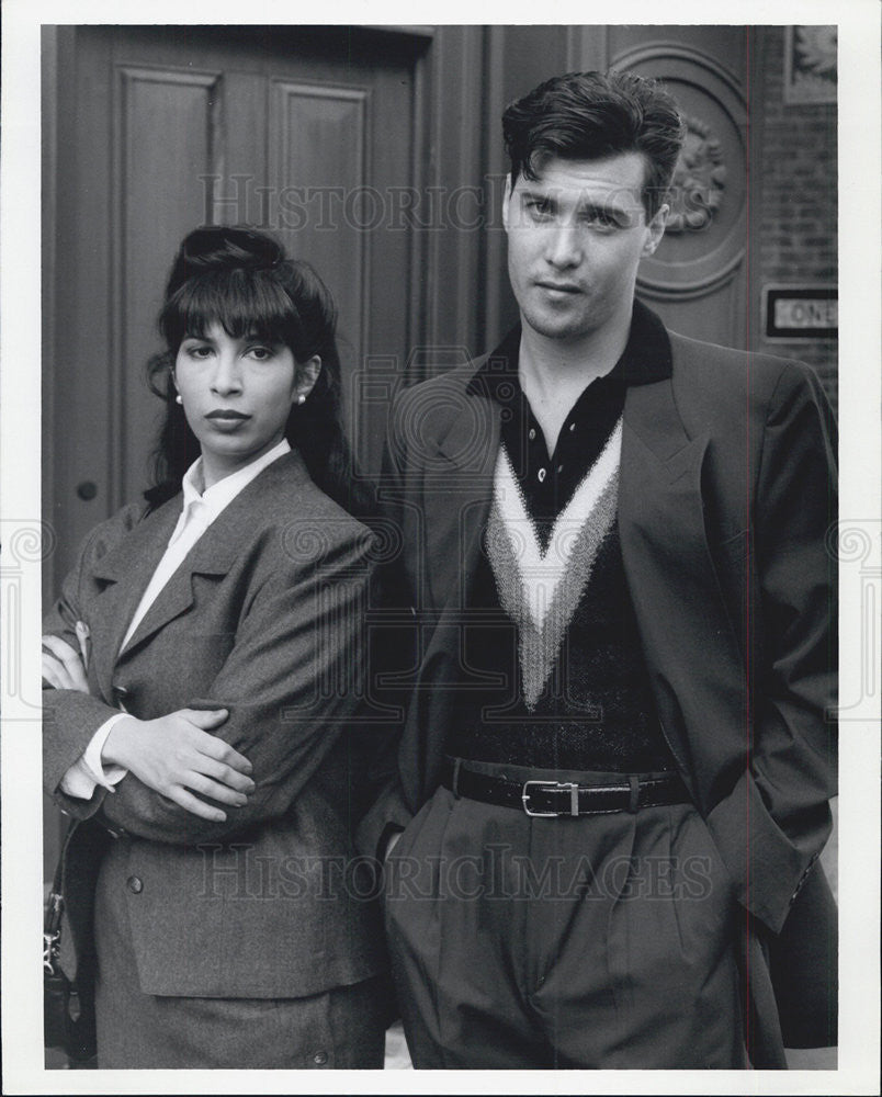 Press Photo Johnny Bago CBS Rose Abdoo Peter Dobson - Historic Images