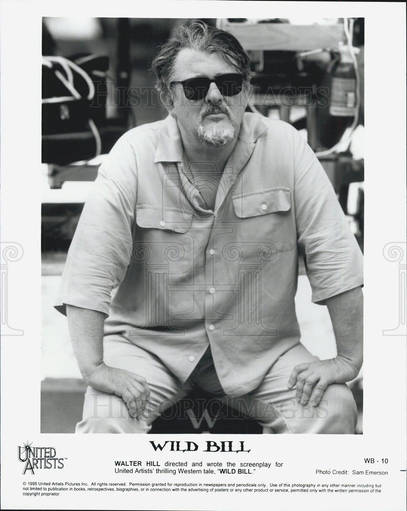 1995 Press Photo Director Walter Hill, Wild Bill - Historic Images