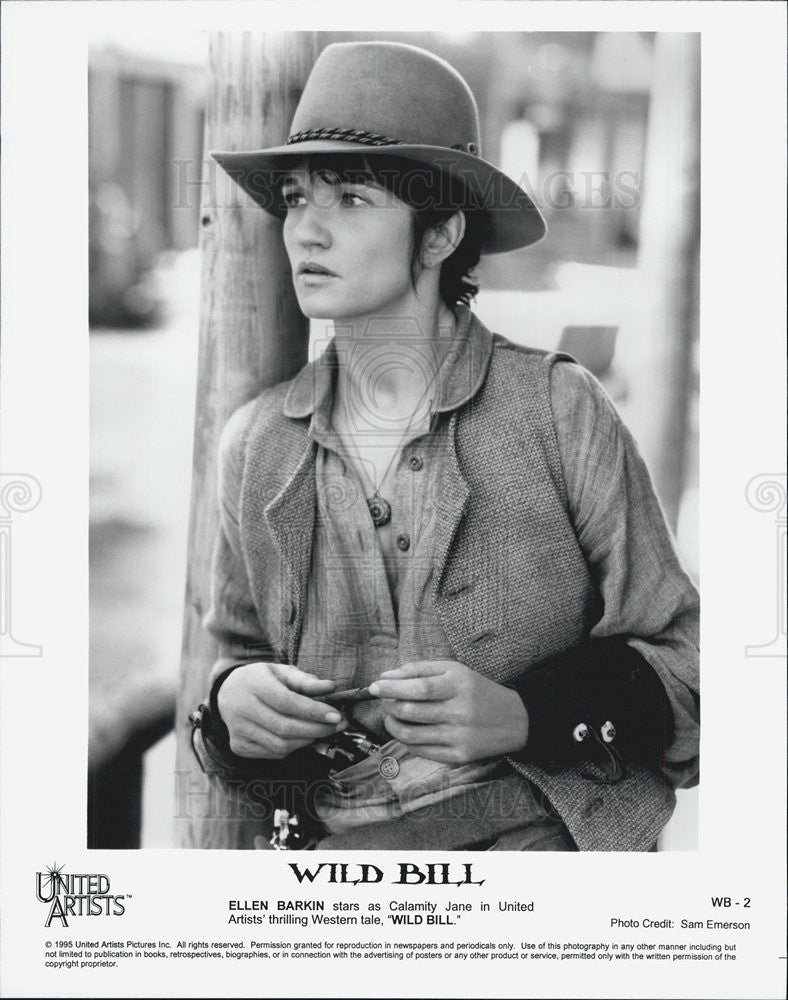 1995 Press Photo Ellen Barkin, Wild Bill - Historic Images