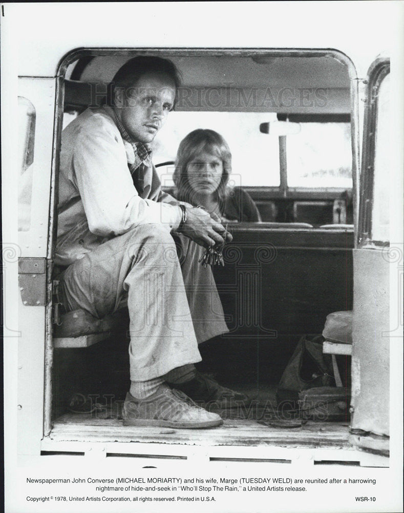 1978 Press Photo Michael Moriarty in &quot;Who&#39;ll Stop the Rain&quot; - Historic Images