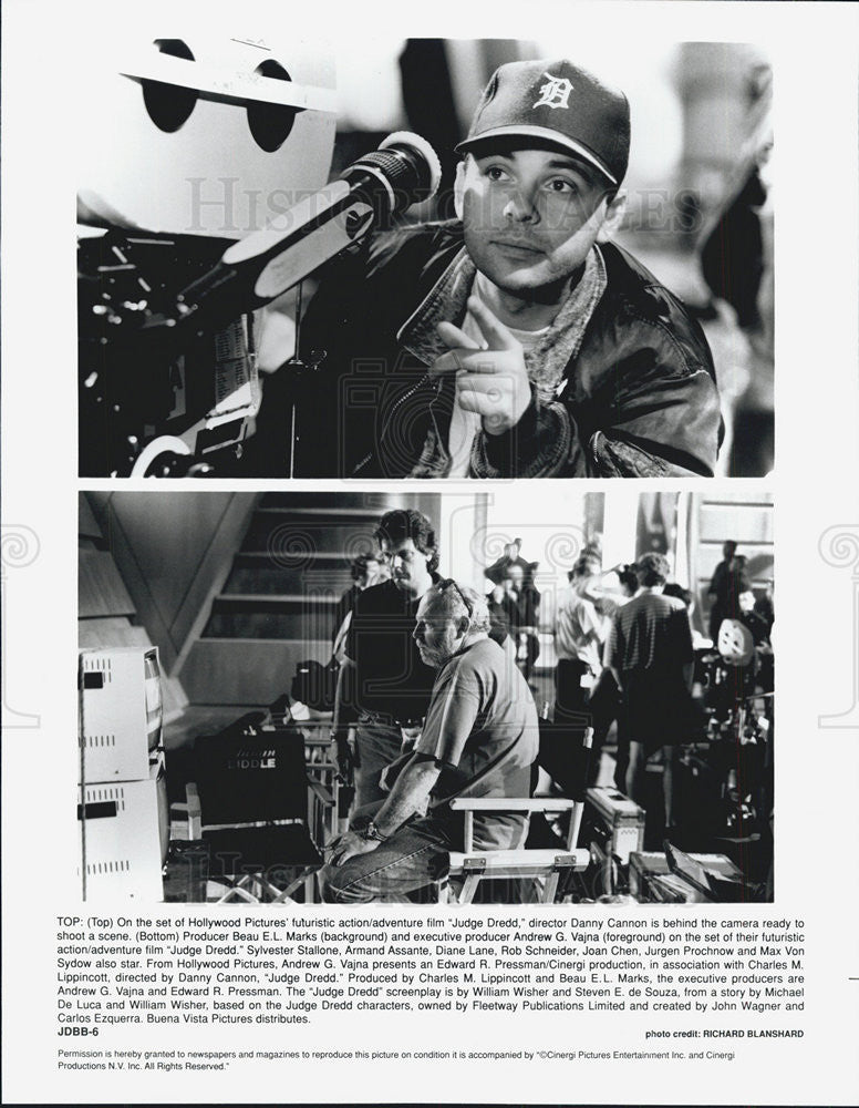 Press Photo Director Danny Cannon, Producer Beau Marks, Andrew Vajna, - Historic Images