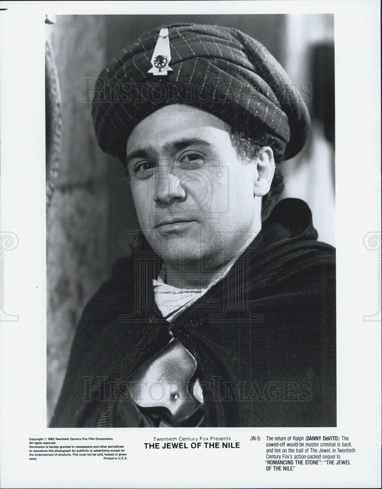 Press Photo Danny Devito, Jewel of the Nile - Historic Images