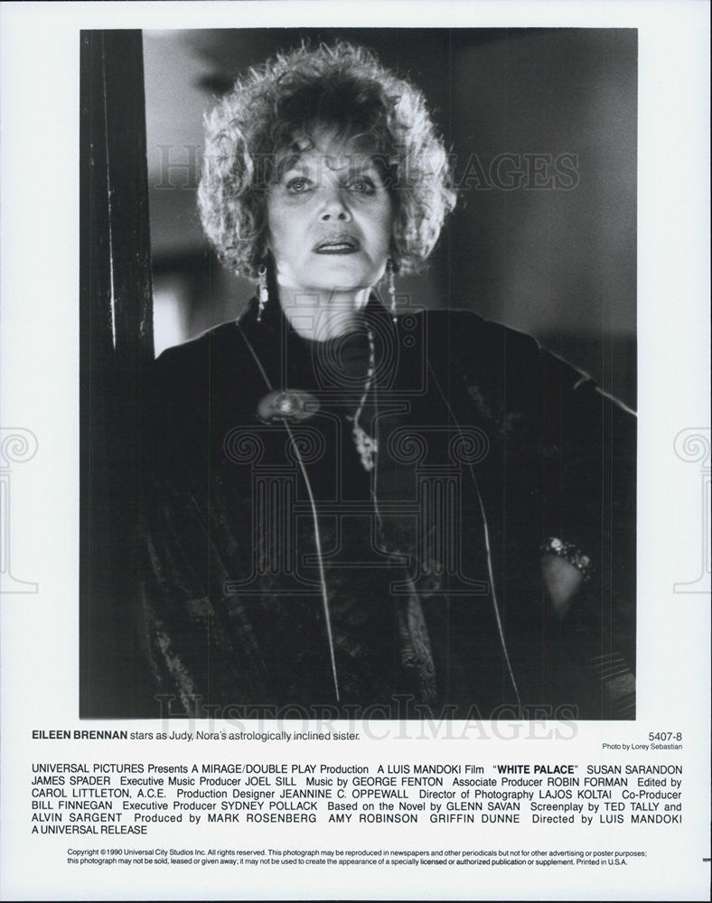 1990 Press Photo  Eileen Brennan staring in &quot;White Palace&quot; - Historic Images