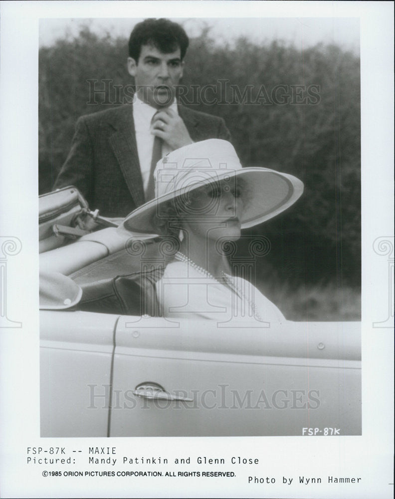 1985 Press Photo Maxie Mandy Patinkin Glenn Close - Historic Images