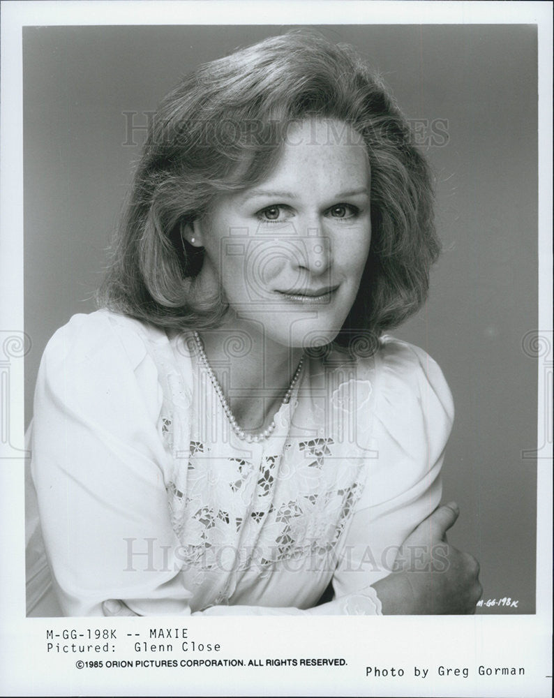 Press Photo &quot;Glen Close&quot; - Historic Images