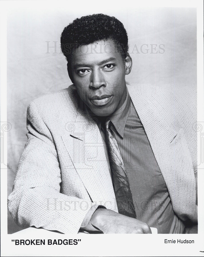 Press Photo Actor Ernie Hudson Stars In CBS Television Show Broken Badges - Historic Images