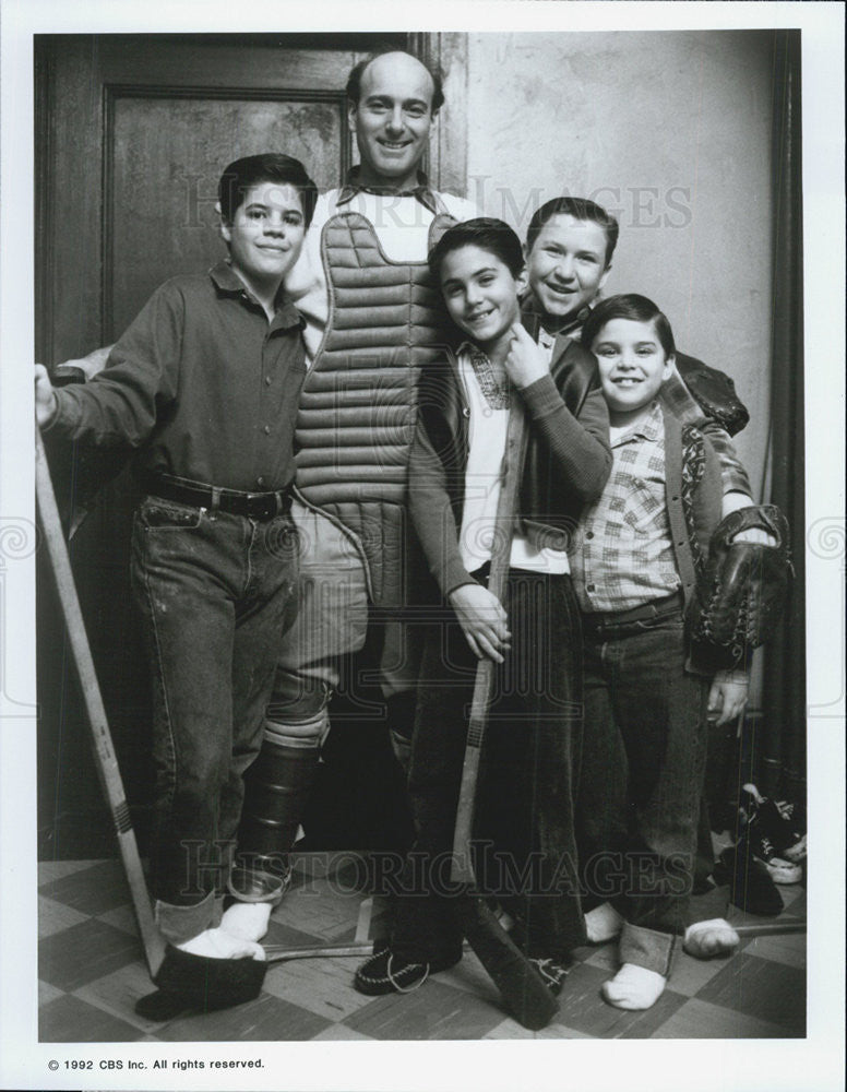 1992 Press Photo Peter Friedman, Danny Gerard, Adam Lavorgna, &quot;Brooklyn Bridge&quot; - Historic Images