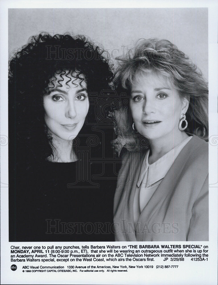 1987 Press Photo &quot;Barbara Walters Special&quot; - Historic Images