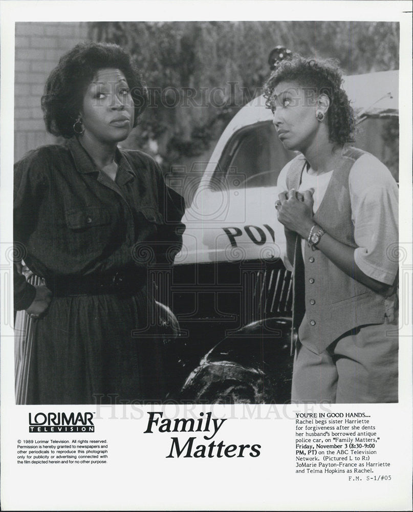 1989 Press Photo &quot;Family Matters&quot; - Historic Images