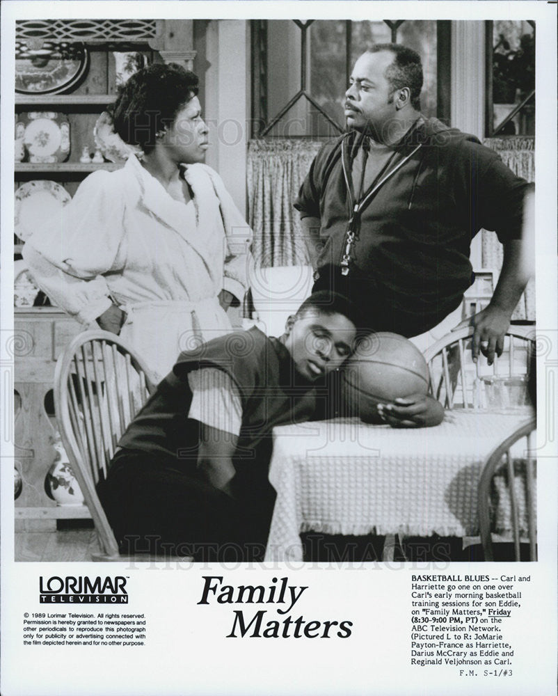 1989 Press Photo &quot;Family Matters&quot; - Historic Images