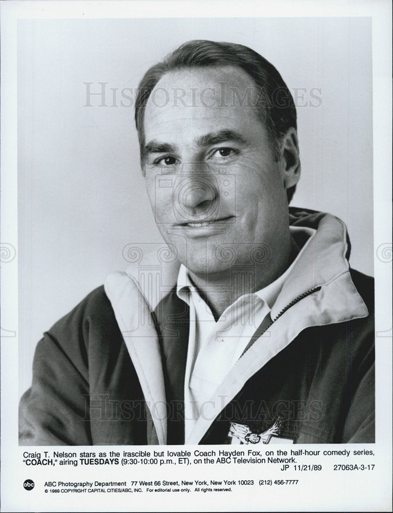 1989 Press Photo &quot;Coach&quot; - Historic Images