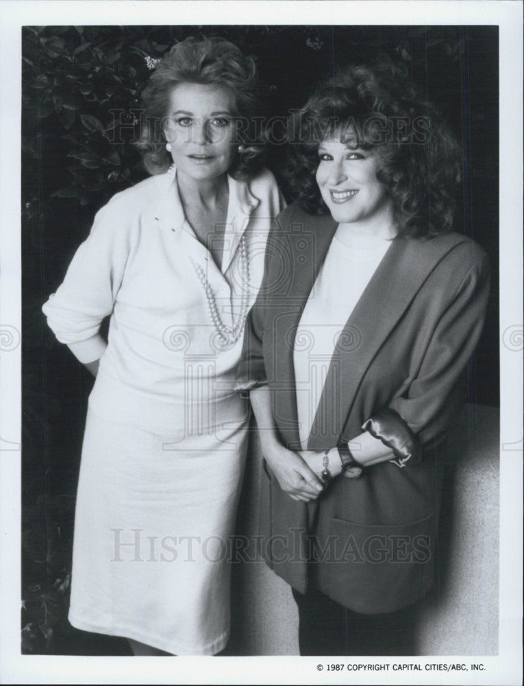 1987 Press Photo Bette Miller The Barbara Walters Special - Historic Images