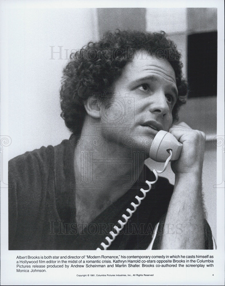 1981 Press Photo Albert Brooks in &quot;Modern Romance&quot; - Historic Images