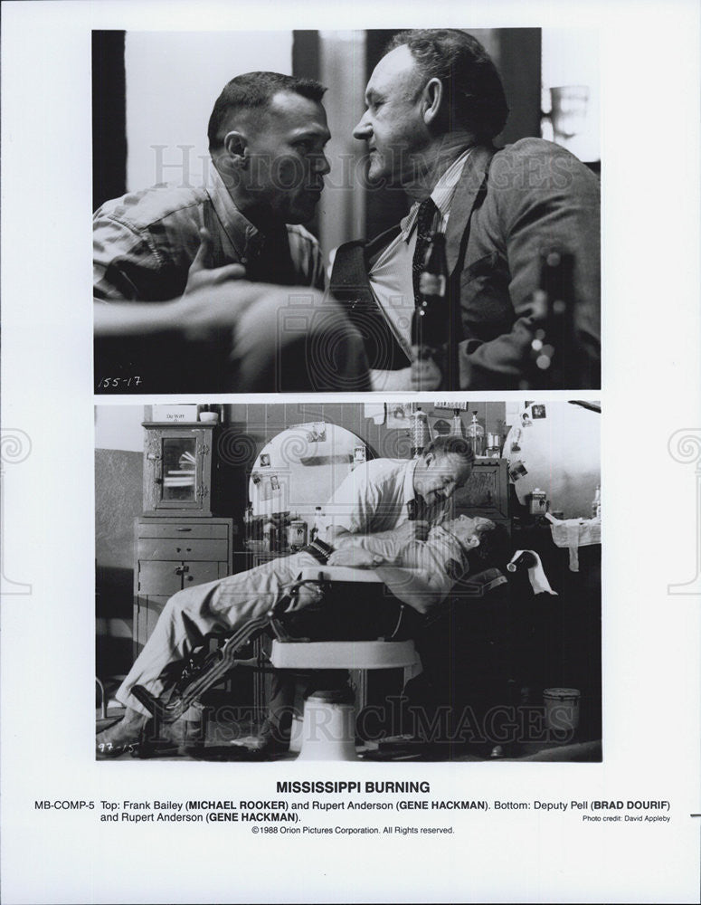 1988 Press Photo &quot;Mississippi Burning&quot; - Historic Images