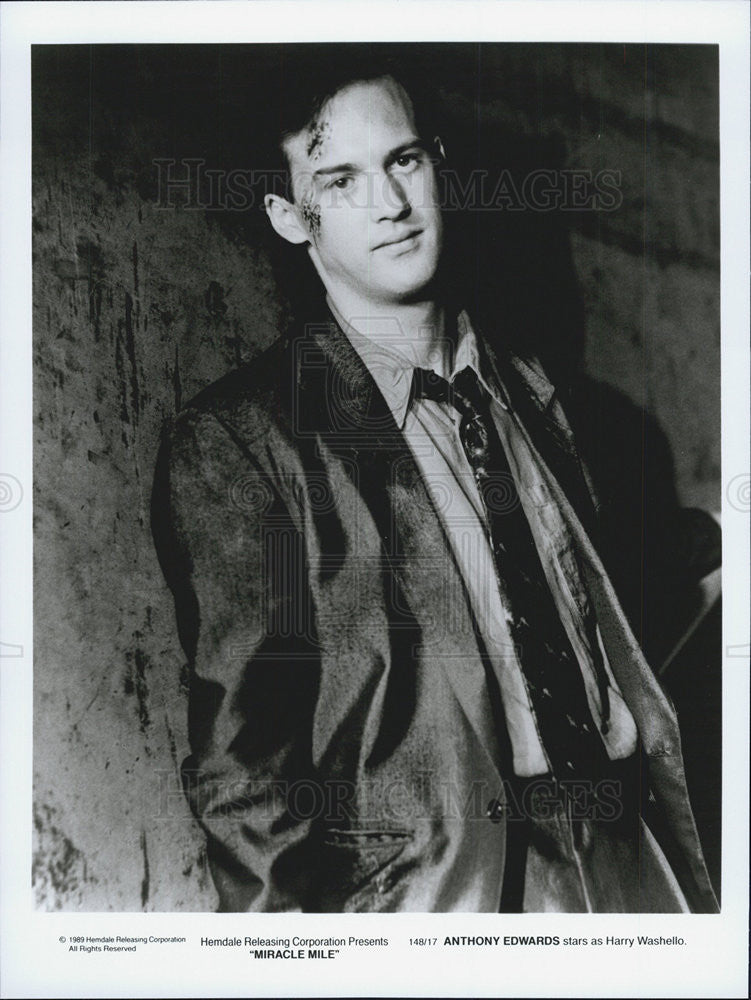 1989 Press Photo Anthony Edwards in &quot;Miracle Mile&quot; - Historic Images