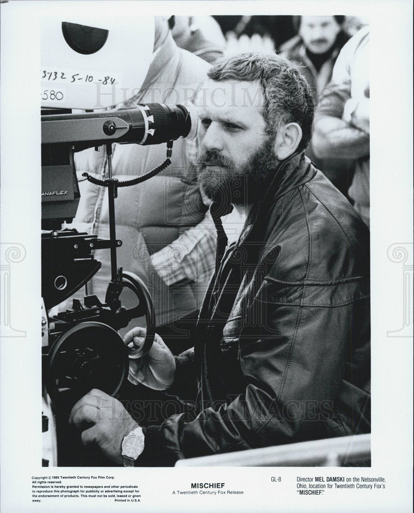 1985 Press Photo Movie Mischief Director Mel Damski - Historic Images