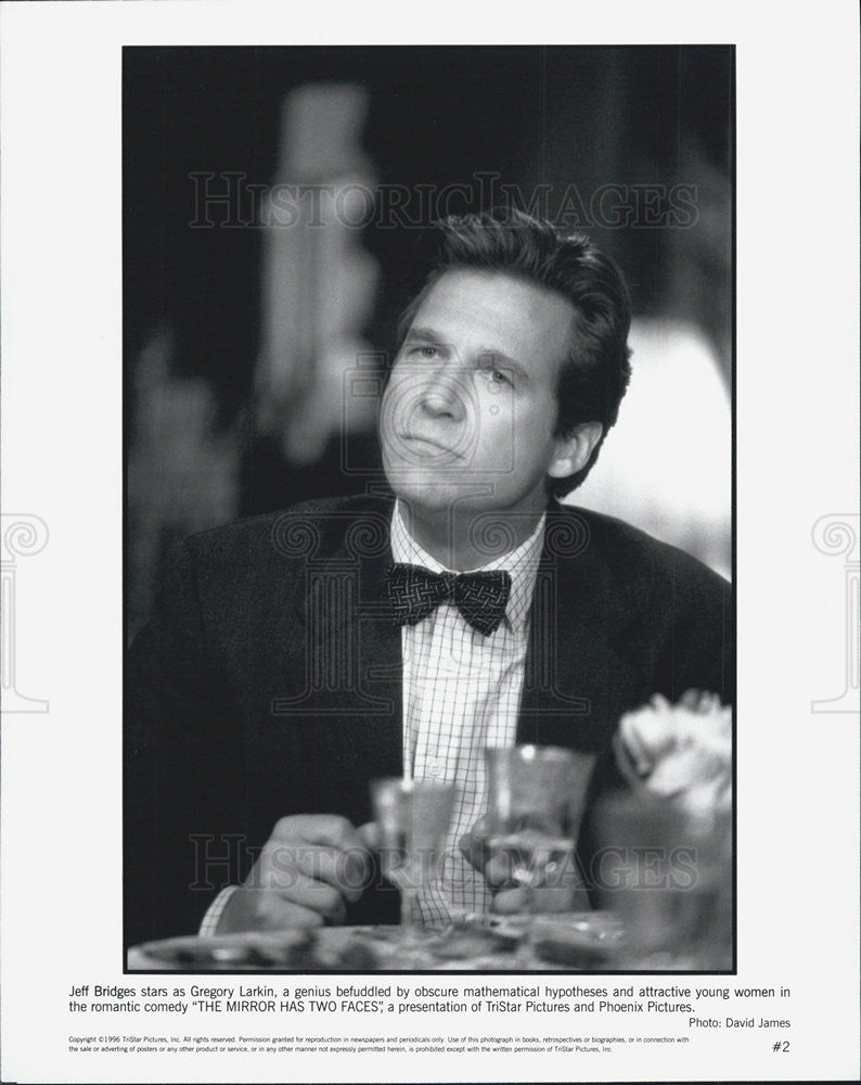 1996 Press Photo Jeff Bridges Actor Mirror Has Two Faces Romantic Comedy Movie - Historic Images