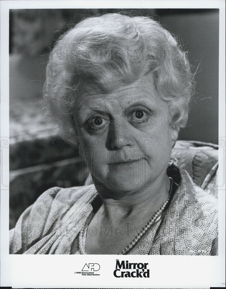 1980 Press Photo Angela Lansbury Actress Agatha Christie's Mirror Crack'd Film - Historic Images