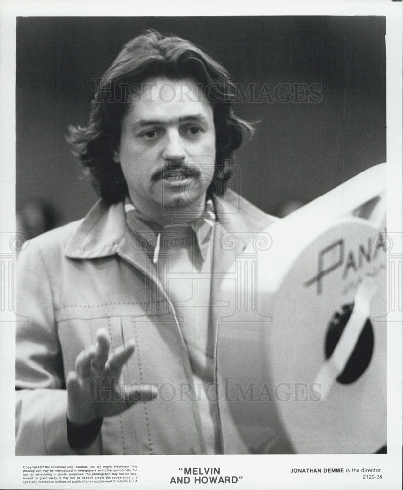 1980 Press Photo Jonathan Demme in "Melvin and Howard" - Historic Images