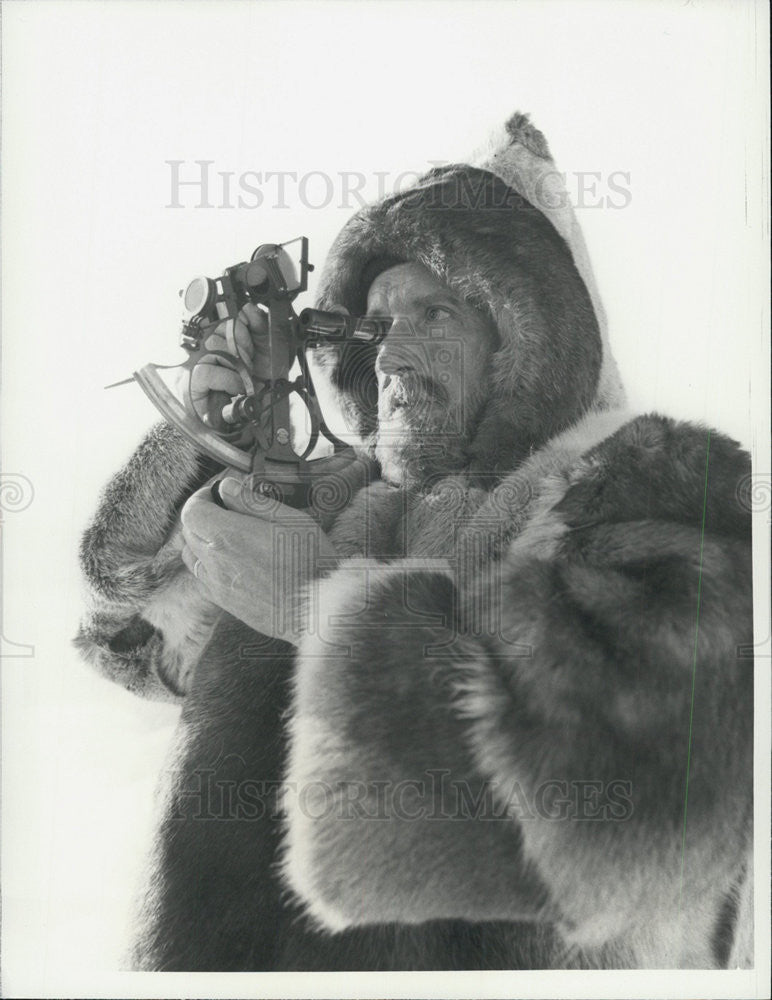 1983 Press Photo Rod Steiger Actor Cook Peary Race To Pole Movie Film - Historic Images